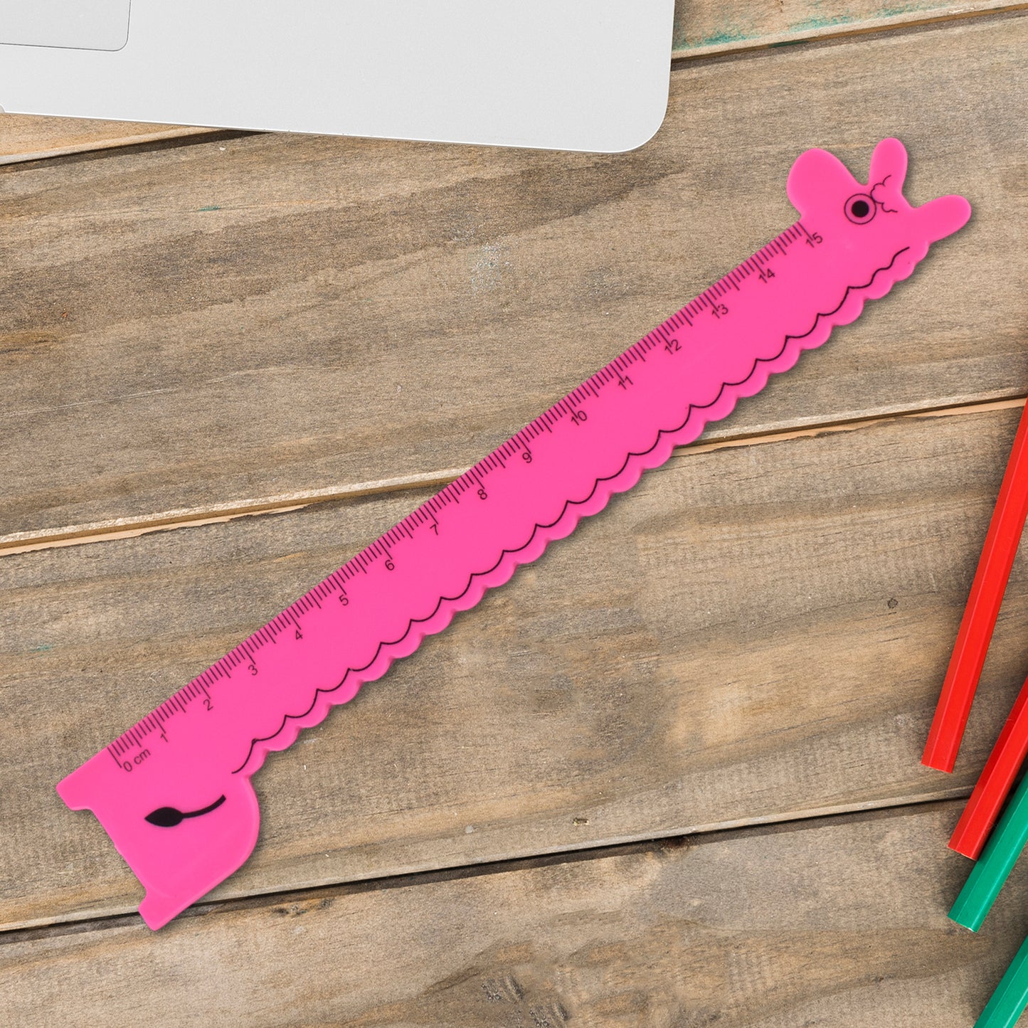 Cute Cartoon Giraffe Ruler Set – 4 Pcs (Scale, Meter & Triangle Rulers)