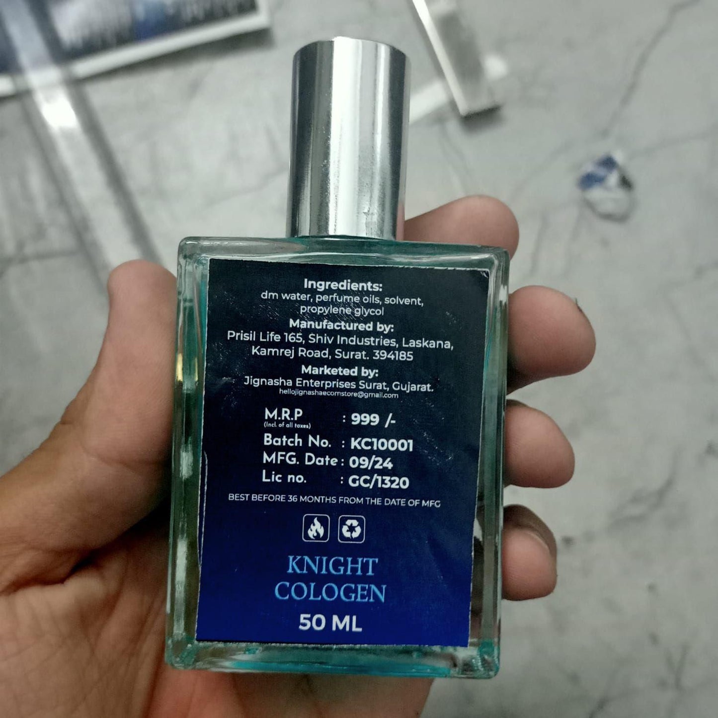 KNIGHT COLOGEN EAU DE TOILETTE 50ML - Fanbuluxe