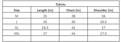 Men’s Printed Half Sleeves T-Shirt – Black