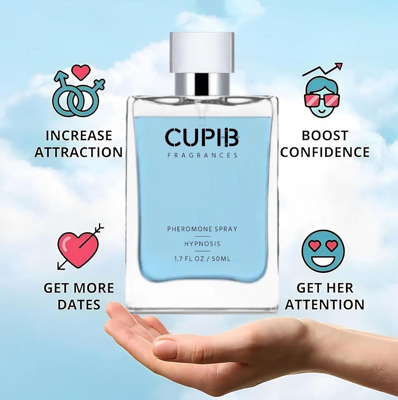 Cupid Pheromone Cologne for Men 50 ML - Fanbuluxe