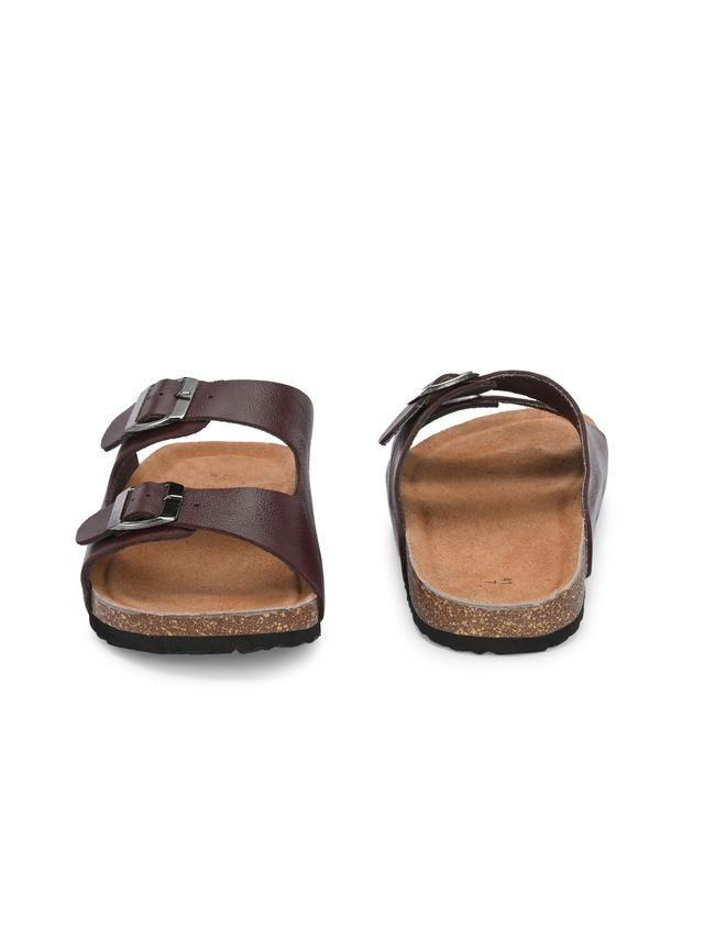 Men’s Arizona Cherry Leather Slippers – Stylish Comfort for Everyday Weark