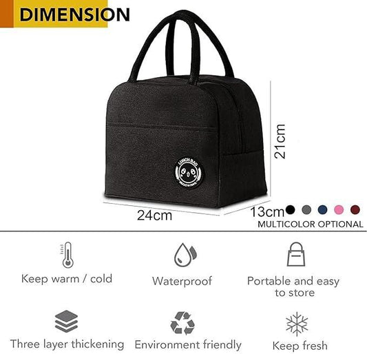 Insulated Portable Lunch Bag – Lightweight, Leakproof & Reusable | Keeps Food Hot & Cold