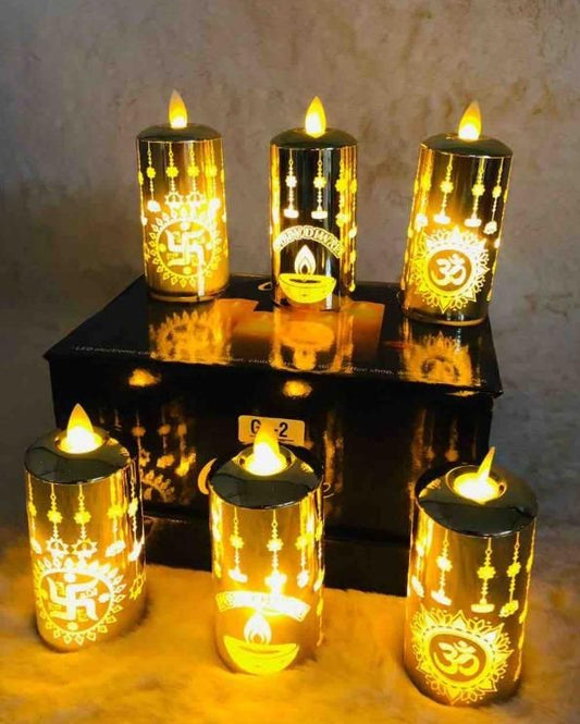 Luxury Realistic Moving Flame LED Candle Light
