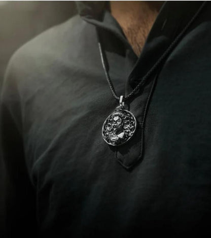 Hanuman Ji Pendant with Oxidised Silver Chain – 1 Pc