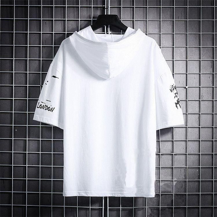 Men’s Cotton Color Block Hoodie T-Shirt – TRYTHIS