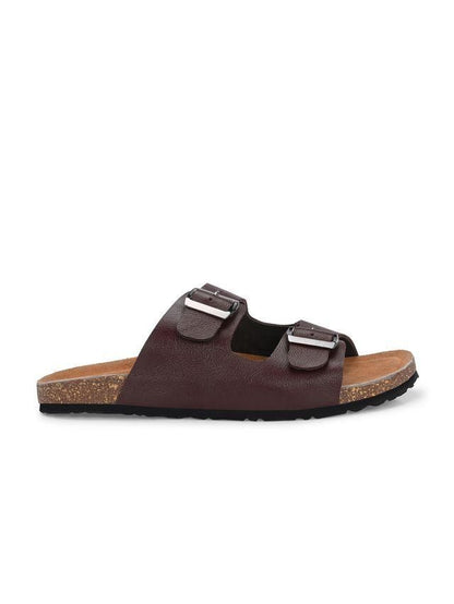 Men’s Arizona Cherry Leather Slippers – Stylish Comfort for Everyday Weark
