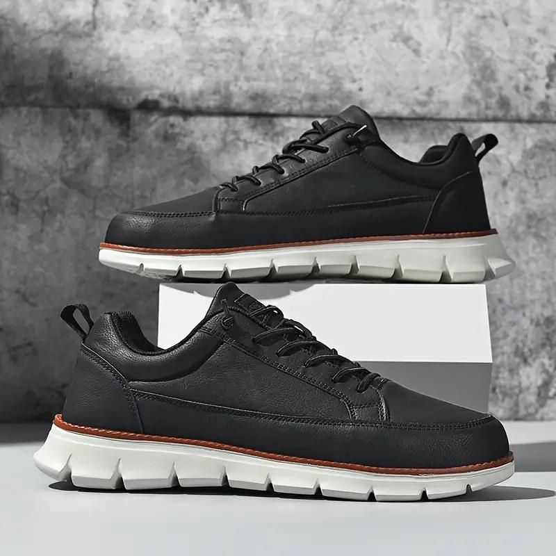 Men’s Stylish Black Casual Sneakers
