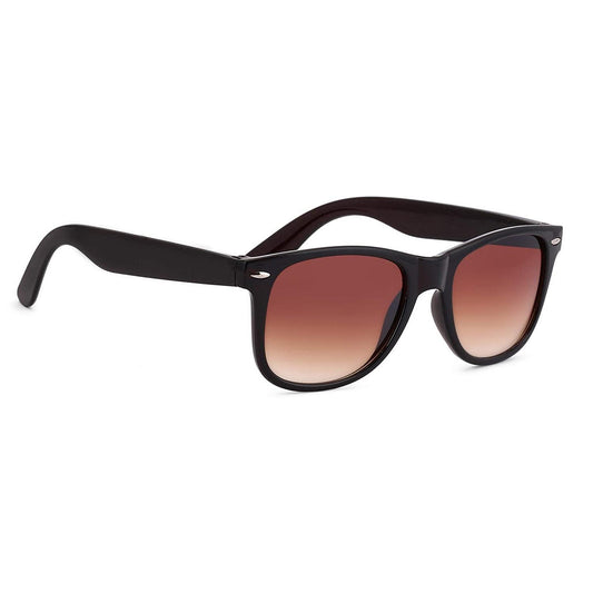 Unisex Brown Wayfarer Sunglass