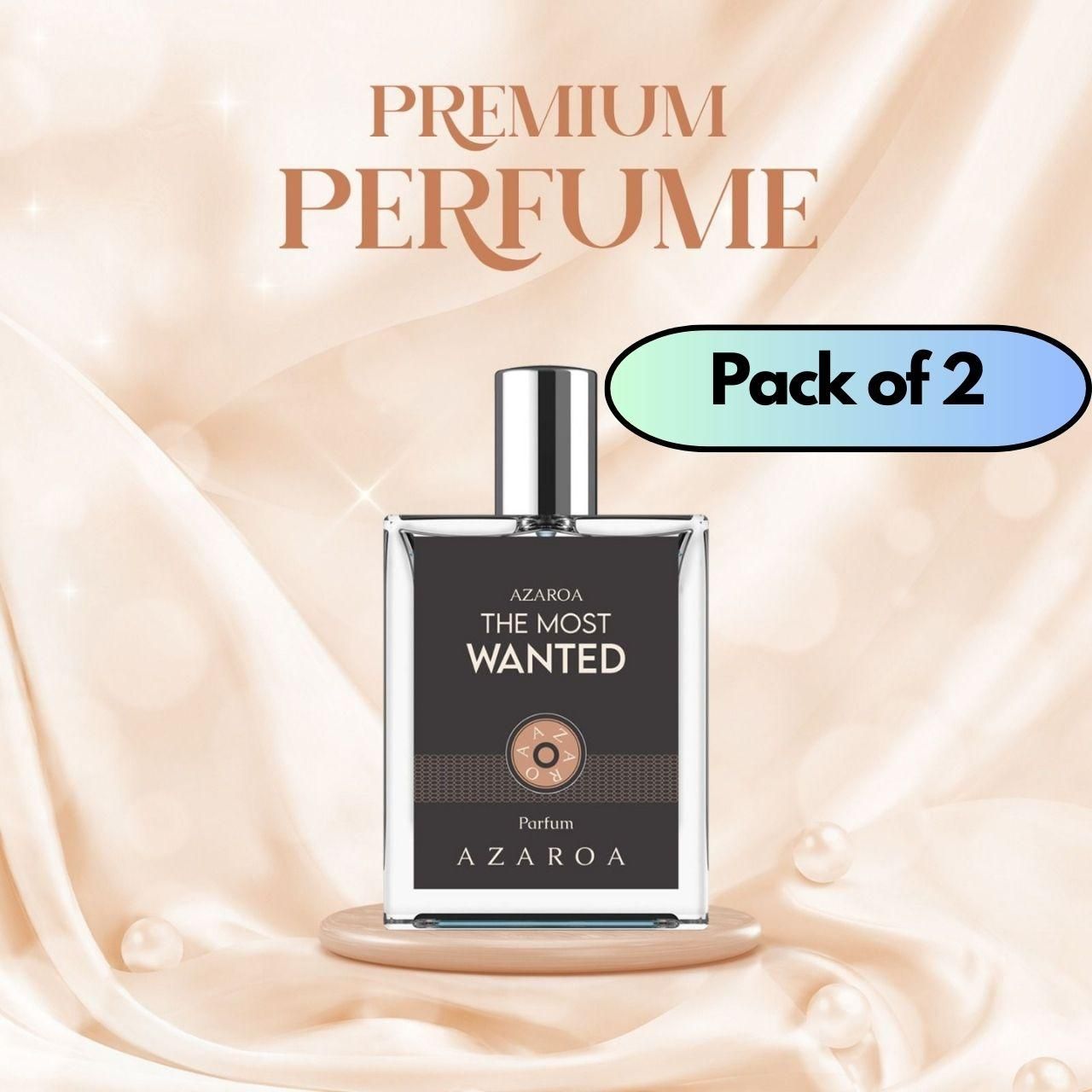 Azaroa The Most Wanted Parfum 50ML Pack of 2 - Fanbuluxe
