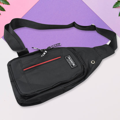 Waterproof Anti-Theft USB Charging Crossbody Sling Bag – Men’s Travel & Casual