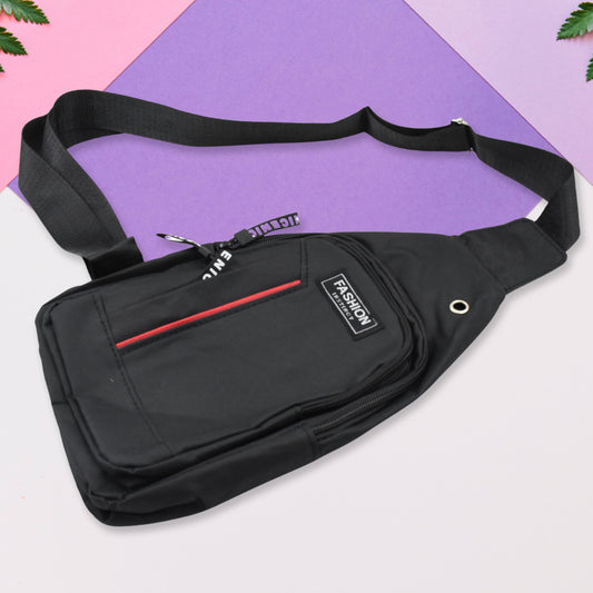 Waterproof Anti-Theft USB Charging Crossbody Sling Bag – Men’s Travel & Casual