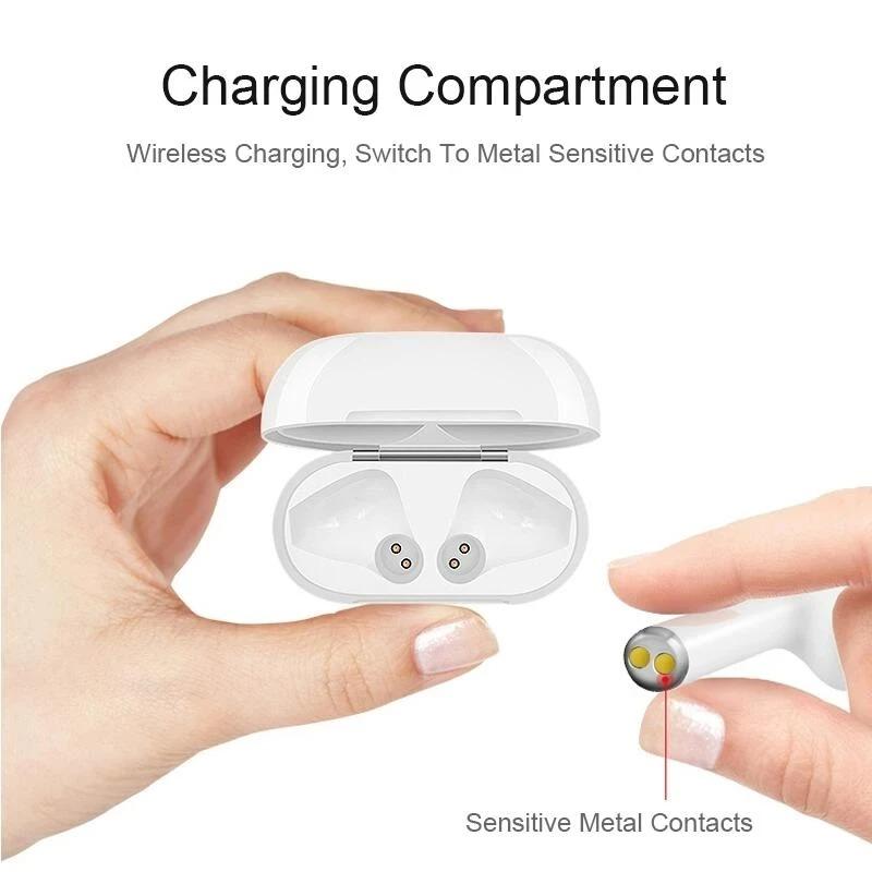 i12 TWS Bluetooth 5.0 Wireless Earbuds – Stereo Headset