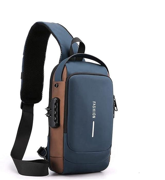 Sleek Leather Sling Bag for Men – Lightweight, Durable & Stylish