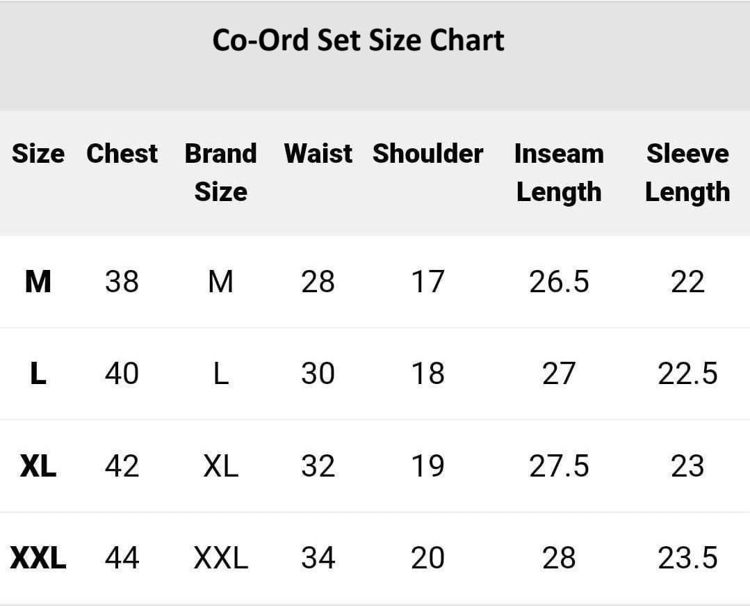 Men’s Corduroy Co-Ord Set – Casual Black Outfit