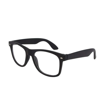 Unisex Clear Black Wayfarer Sunglass