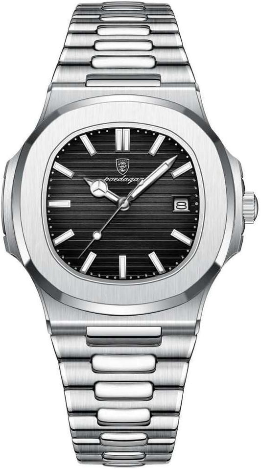 Luxury Stainless Steel Watch – Minimalist Elegance for Every Occasion