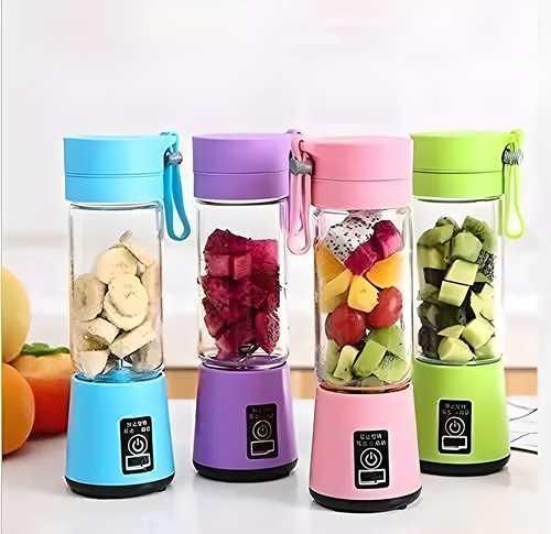 Portable USB Rechargeable Juice Maker – 6 Blade, 380ml