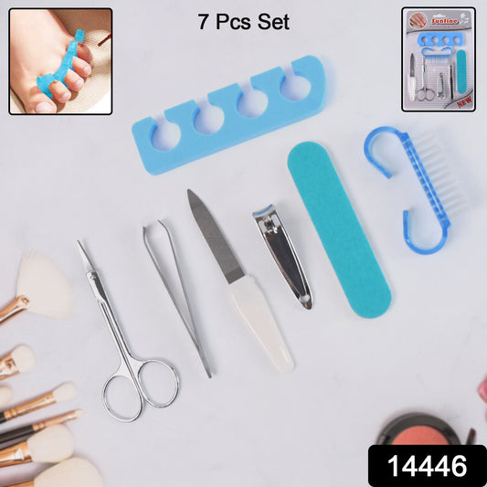 7-in-1 Manicure & Pedicure Tool Kit – Foot & Nail Care Set