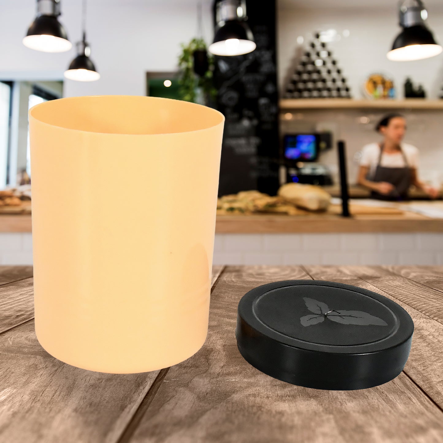 Airtight Damru Shaped Tea, Coffee & Sugar Container – 800ML