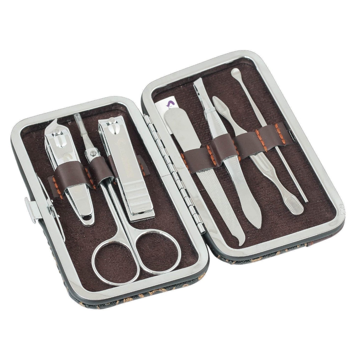 7-in-1 Pedicure & Manicure Tools Kit for Women – Portable Grooming Set