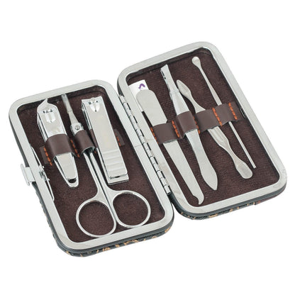 7-in-1 Pedicure & Manicure Tools Kit for Women – Portable Grooming Set