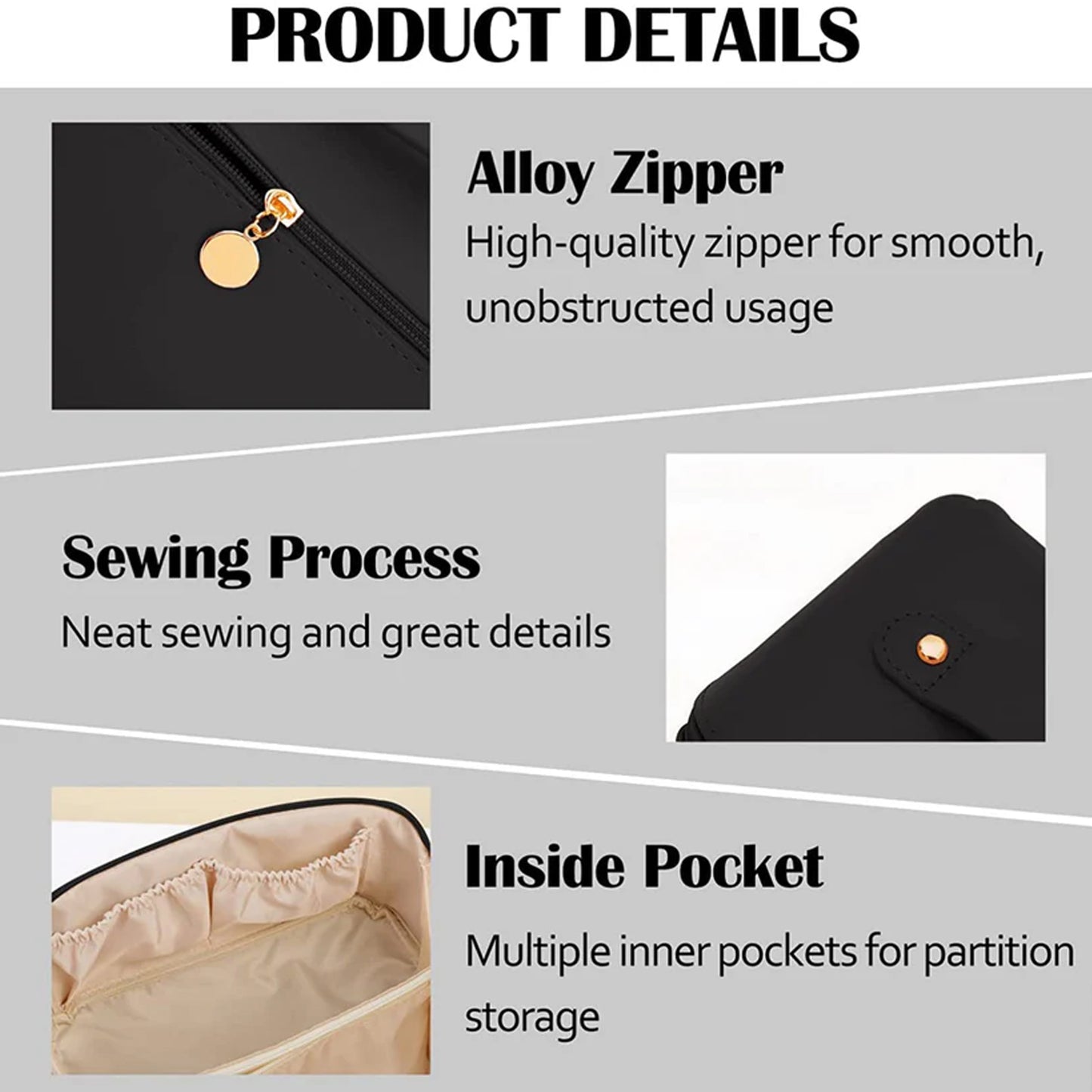 Premium Travel Makeup & Toiletry Organizer Pouch – Waterproof & Portable