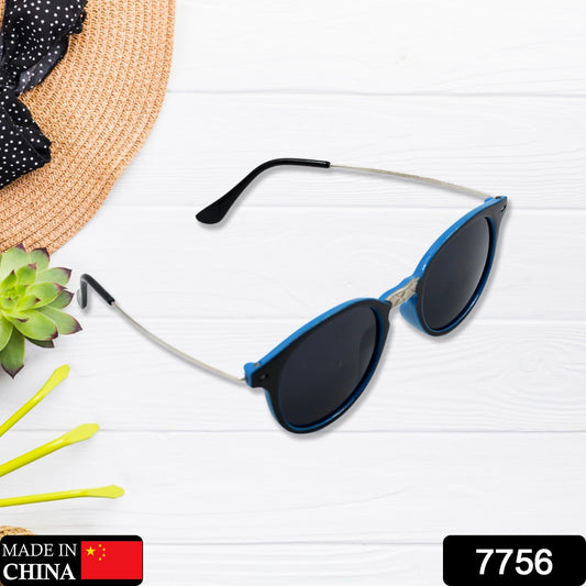 7756 UV Protected Round Sunglasses – Unisex