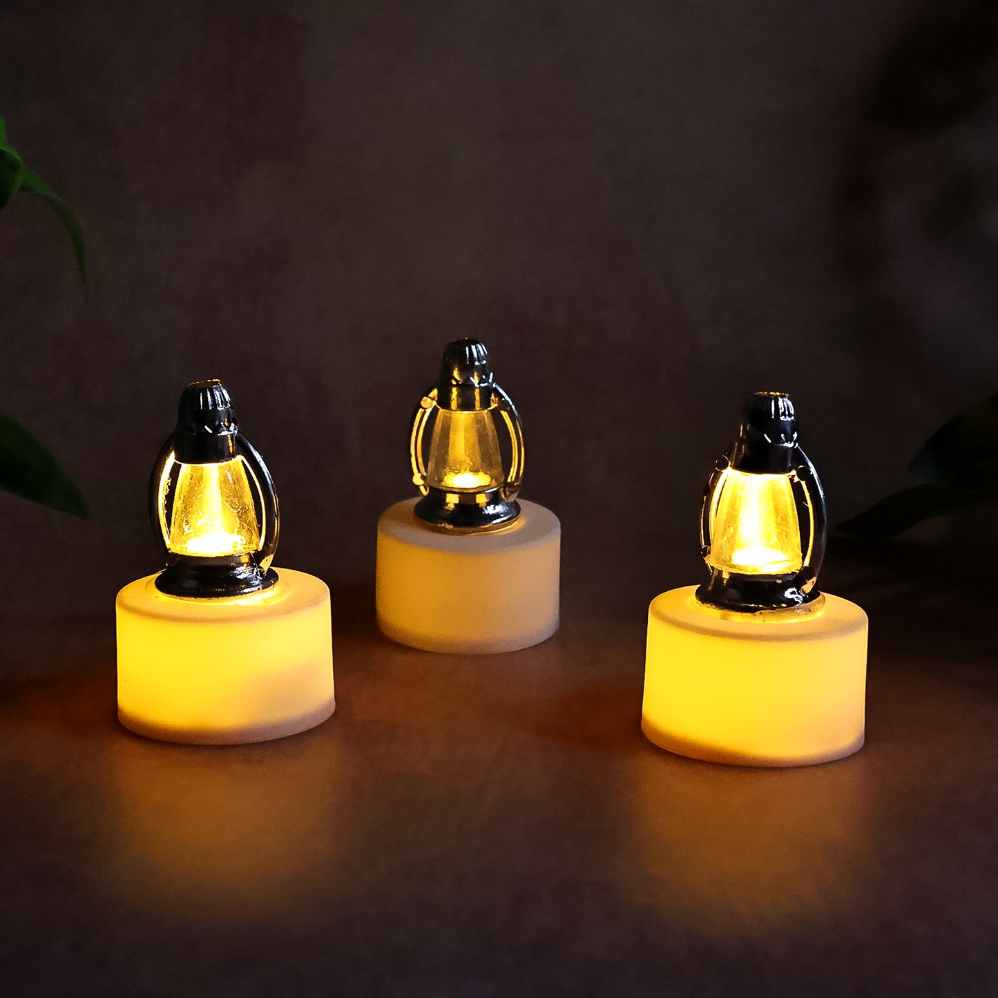 Set of 6 LED Lantern Candles – Flameless Warm Glow Décor Lights
