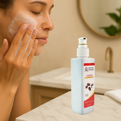 Doctor Chhoices Coffee Face Wash – 200ml | Tan Removal & Energizing Cleanser