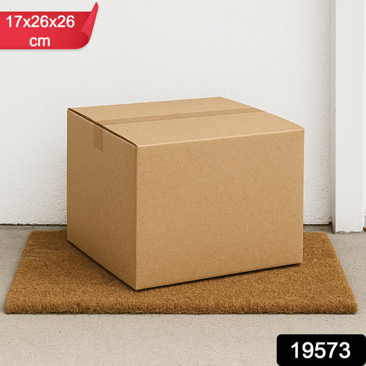 Heavy-duty Brown Box For Product Packing (17x26x26 Cm  1 Pc)