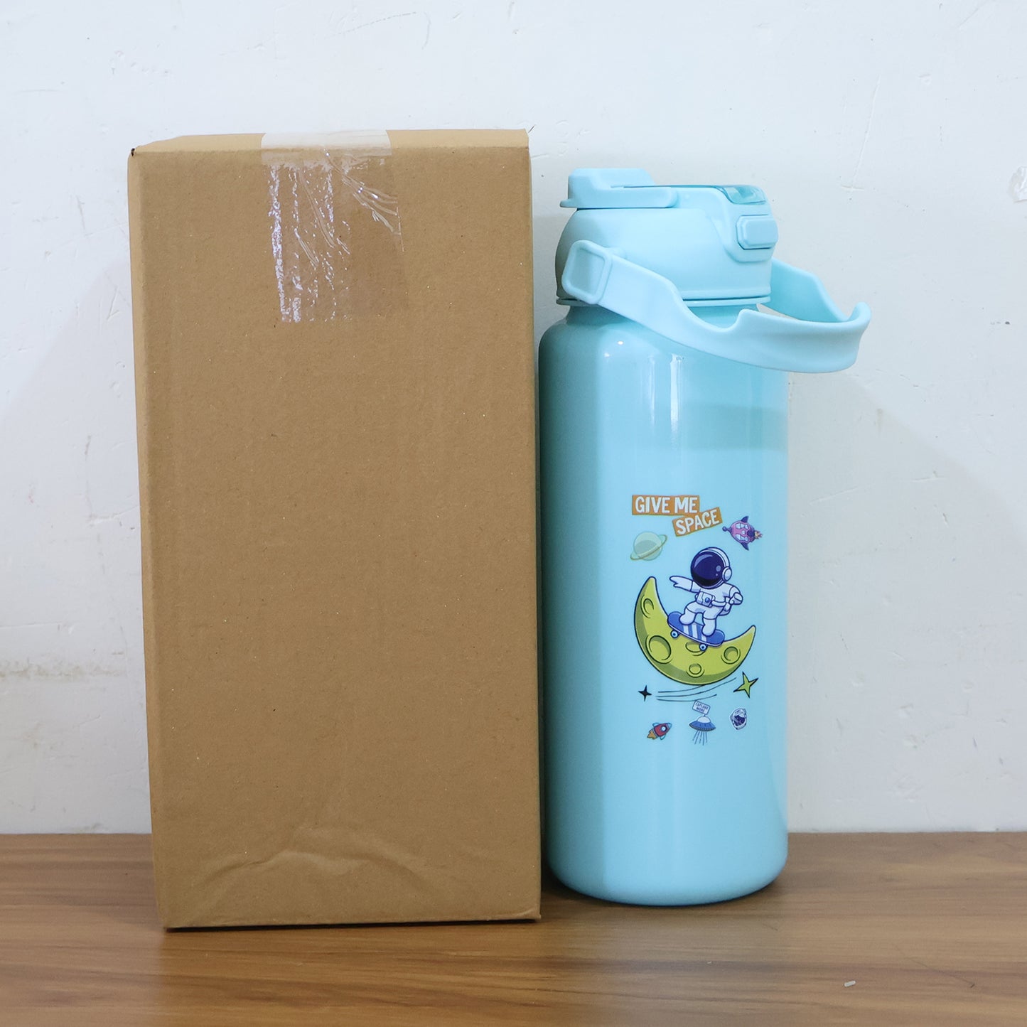 Set of 3 Space Theme Water Bottles – 2000ml + 900ml + 300ml Multipurpose