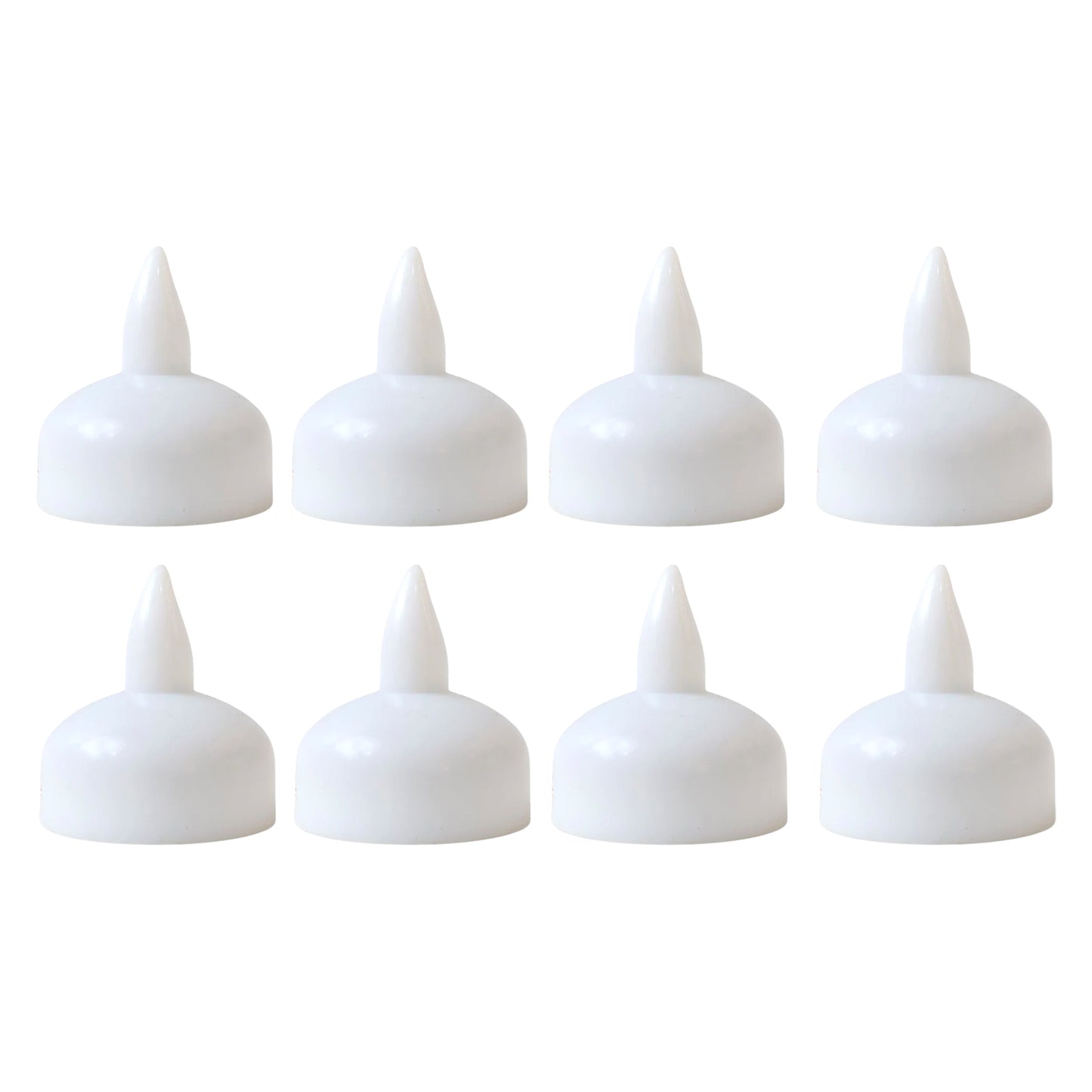 Round LED Flameless Tealight Candles – 8 Pcs Set