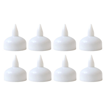 Round LED Flameless Tealight Candles – 8 Pcs Set