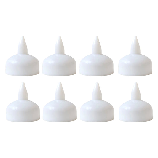 Round LED Flameless Tealight Candles – 8 Pcs Set