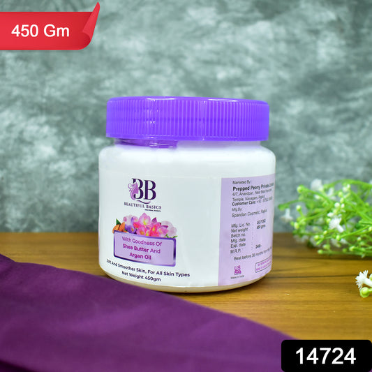Beautiful Basics Shea Butter & Argan Oil Body Cream – 450g