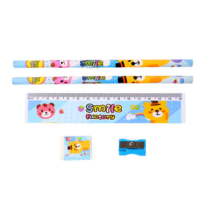 4560 Wooden Pencil Set – 5-Piece Stationery Kit | School & Gift Pack