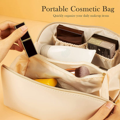 Portable Travel Makeup & Toiletry Organizer Pouch – Waterproof with Handle