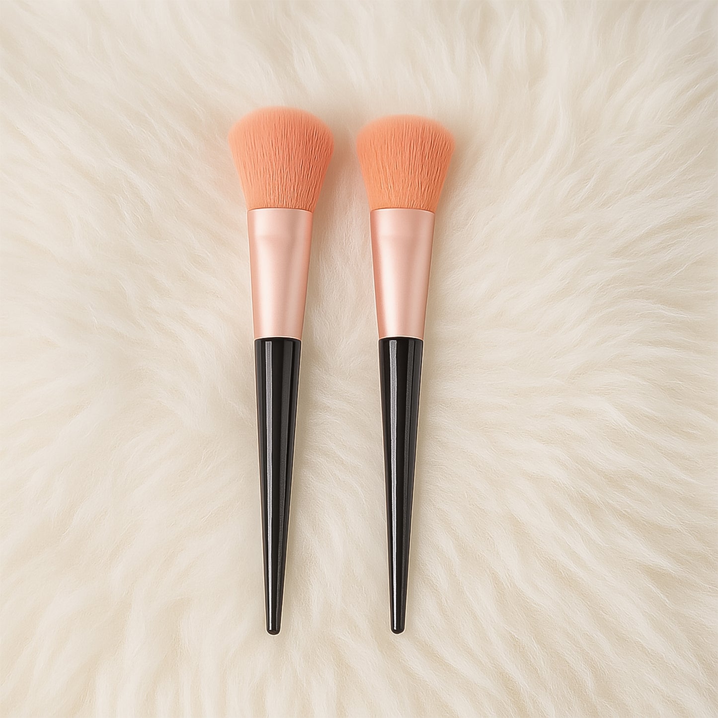 7-Piece Professional Makeup Brush Set with Travel Pouch – Face & Eye Brushes