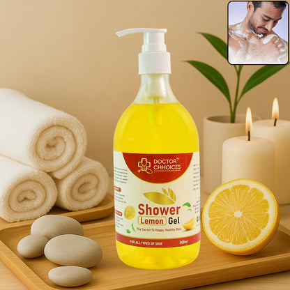 Doctor Chhoices Lemon Shower Gel – 500ml Refreshing Body Wash