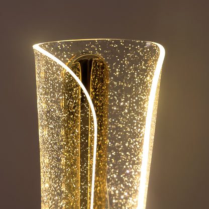 Luxury Tall Cylindrical Crystal LED Table Lamp with USB Charging – Elegant Bedside, Desk & Decorative Light
