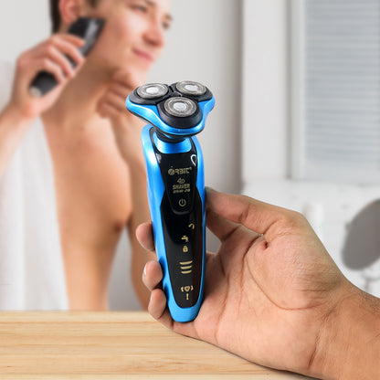 Orbit 4D Rechargeable Electric Shaver – Waterproof Triple Blade