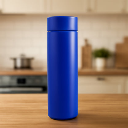 Blue Smart LED Temperature Water Bottle – 500ML