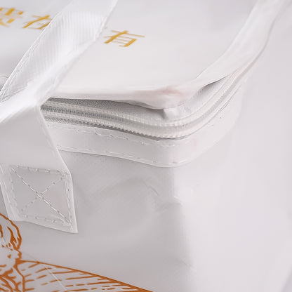 Insulated Thermal Lunch Bag – Reusable Cooler Tote with Aluminum Foil Lining