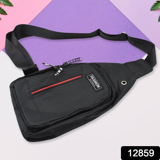 Waterproof Anti-Theft USB Charging Crossbody Sling Bag – Men’s Travel & Casual