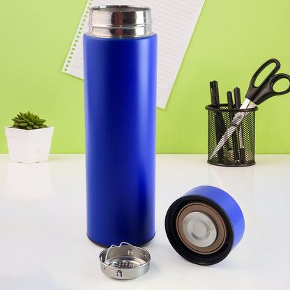 Blue Smart LED Temperature Water Bottle – 500ML