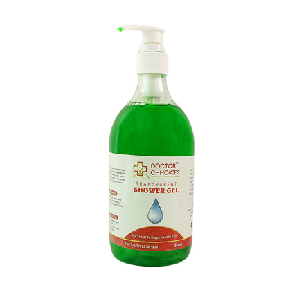 Doctor Choice Transparent Shower Gel – Gentle Cleanser with Refreshing Fragrance – 500ml