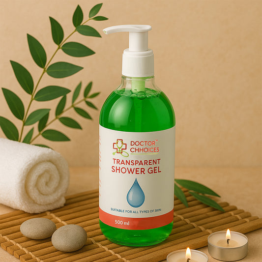 Doctor Choice Transparent Shower Gel – Gentle Cleanser with Refreshing Fragrance – 500ml