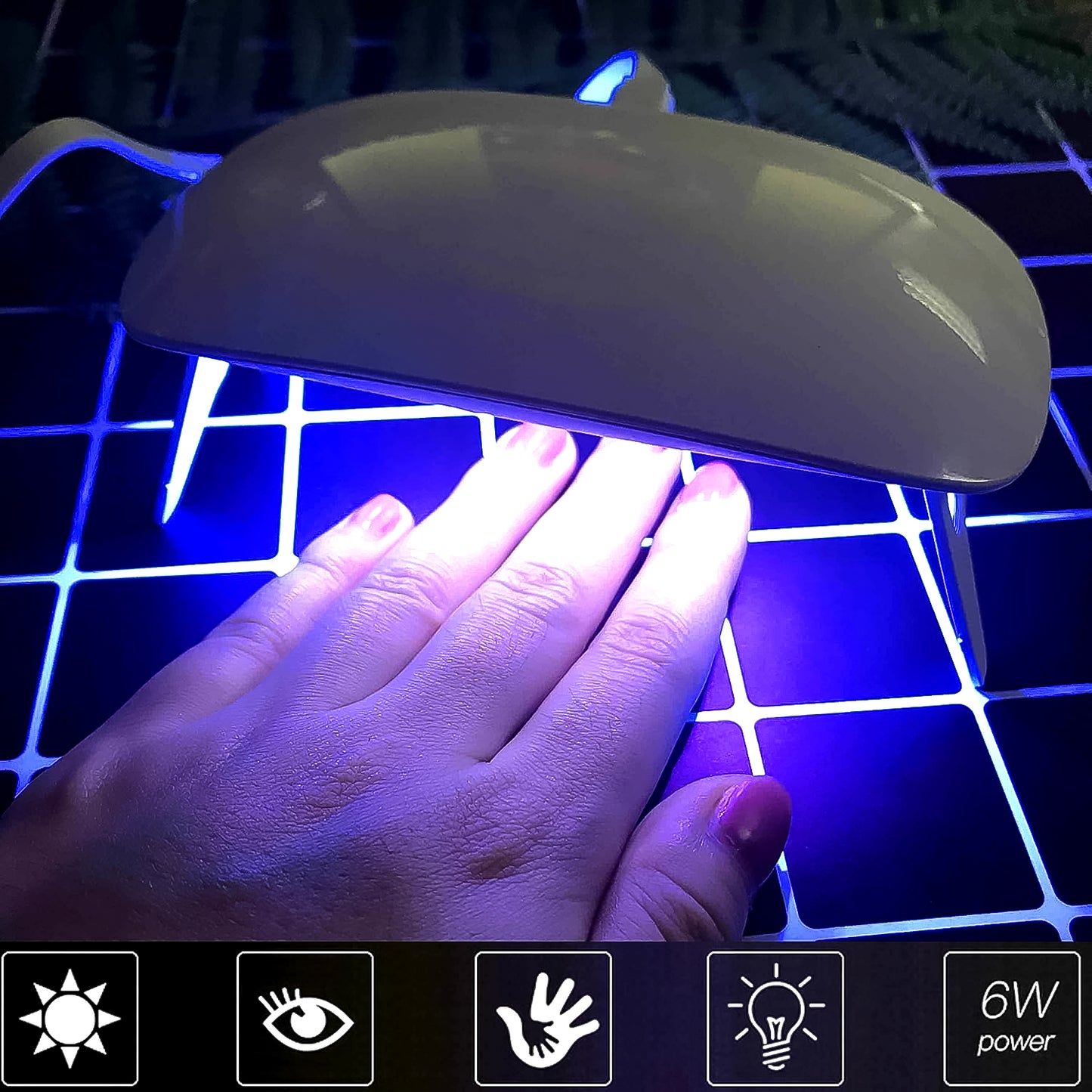 Mini UV LED Nail Lamp – Portable Gel Polish Dryer