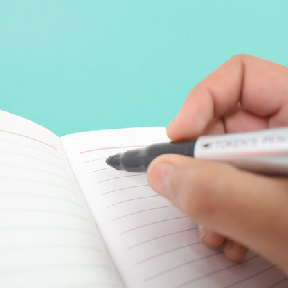 Black Marker Set – 4 Pcs for School, College & Office Use