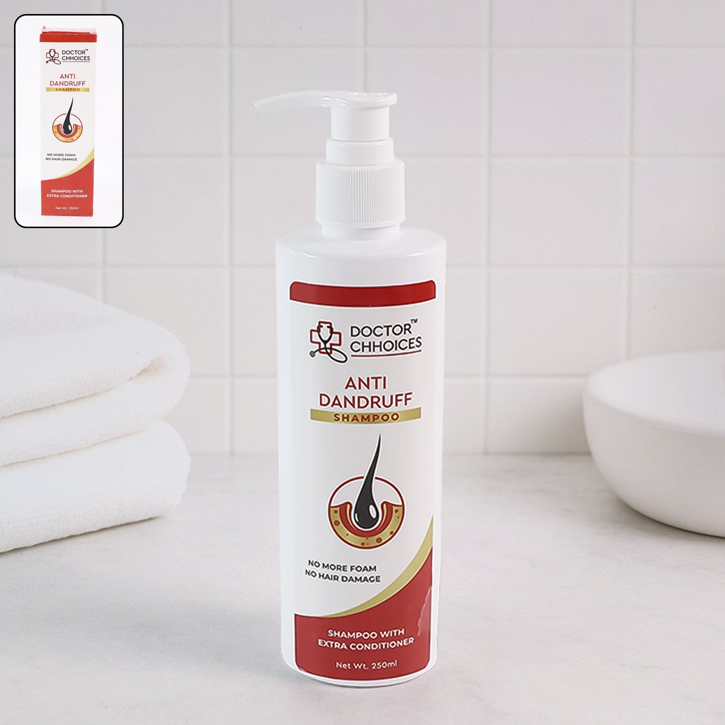 Doctor Chhoices Anti-Dandruff Shampoo with Conditioner – 250ml